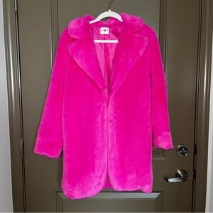 Buddy Love Pink Fur Coat